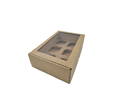 6 Cupcake box P13/278x175x80mm in a...
