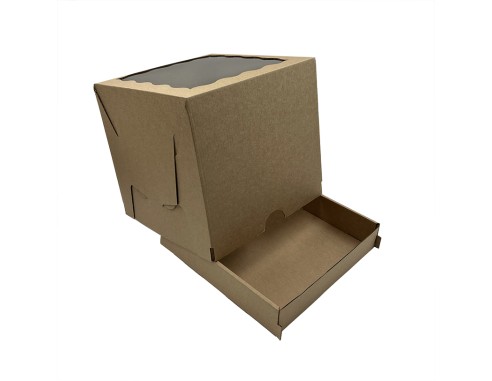 Cake boxes of 2 pieces, pack of 10