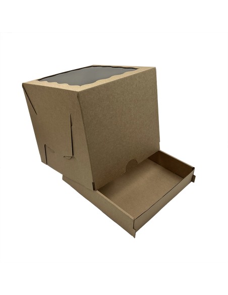 Cake boxes of 2 pieces, pack of 10