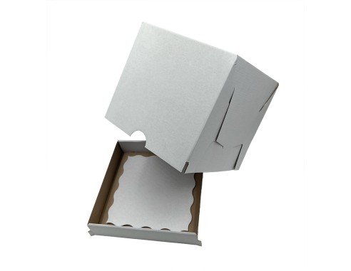 Cake boxes of 2 pieces, pack of 10