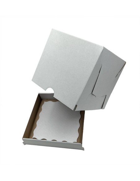 Cake boxes of 2 pieces, pack of 10