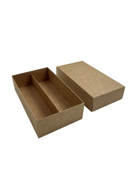 2 rows macarons box M19 200x110x50mm in a pack of 10.