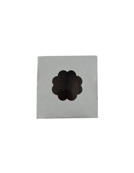 Box of cakes with window/P21/100x100x60mm in a pack of/for 10pcs.