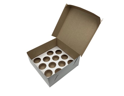 12 Cupcake box P22/260x260x110mm in a...