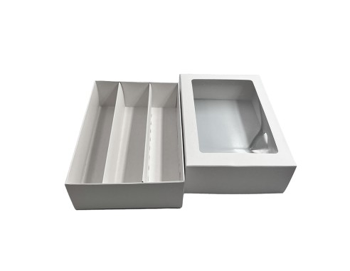 3 rows macarons box M5L 210x150x65mm...