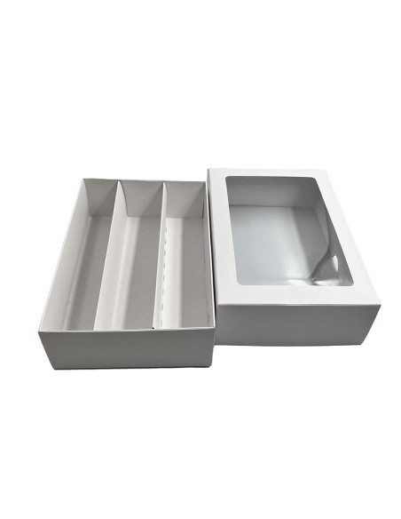 3 rows macarons box M5L 210x150x65mm per pack of 10