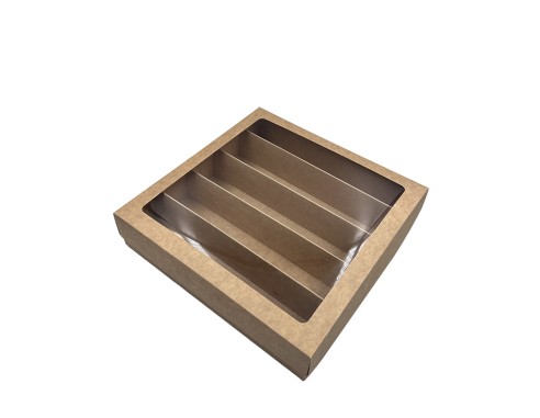 5 rows macarons box M7L 250x250x55mm...