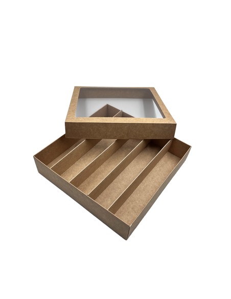 5 rindu makaronu kaste M7L 250x250x55 mm iepakojumā pa 10.