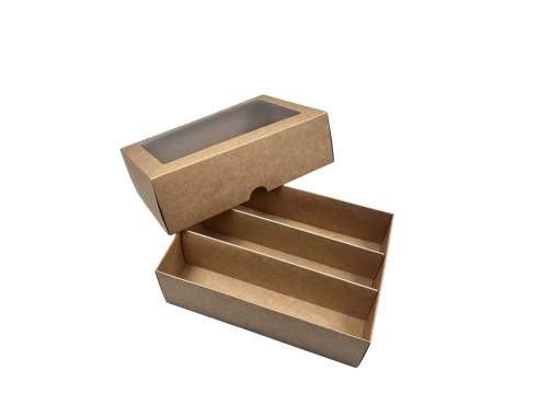 3 rows macarons box M5L 210x150x65mm...