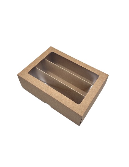 3 rindu makaronu kaste M5L 210x150x65mm iepakojumā pa 10 gab.