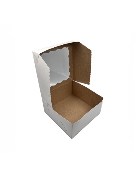 9 Kūkas kaste ar logu P32/210x210x105mm iepakojums 10 gab