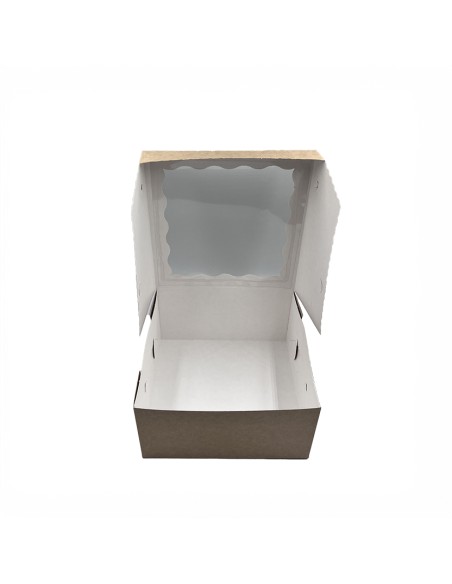 9 Cupcake box with window P32/210x210x105mm packing 10 pcs