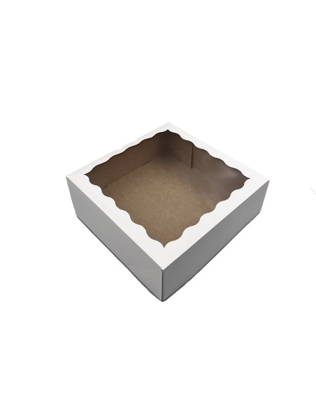 9 Cupcake box with window P33/250x250x80mm pack of 10/per 10pcs