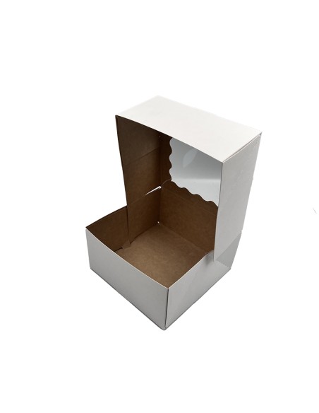 4 Cupcake box with window P31/160x160x80mm pack of 10/for 10pcs