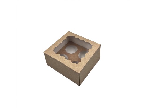 4 Cupcake box with window...