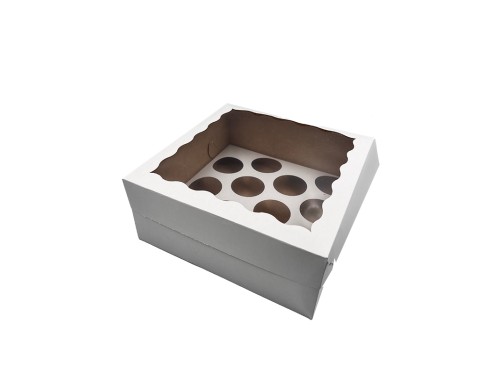 12 Cupcake kaste ar logu...