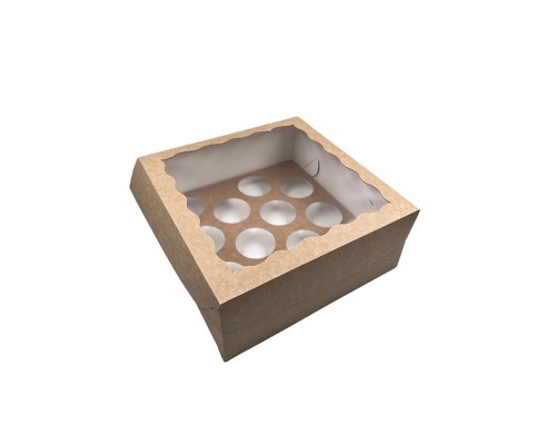 12 Cupcake box with window...