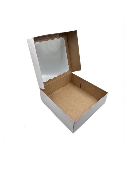 12 Keksiukų dėžutė su langeliu P34/260x260x110mm pakuotėjė po/už 10vnt