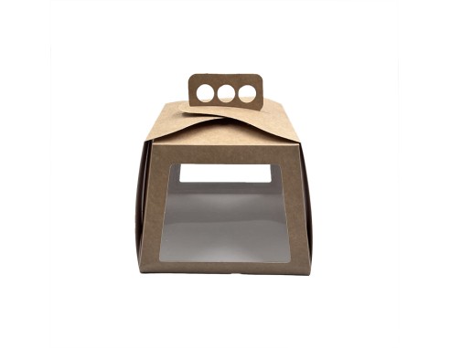 Cake/pie box with window and handle...