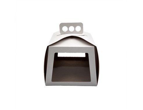 Cake/pie box with window and handle...