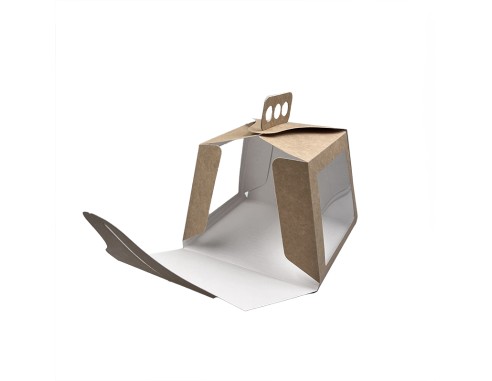 Cake/pie box with window and handle...