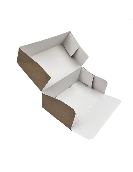 Kūku kaste P4/240x140x80mm balta/brūna iepakojumā/par 10 gab