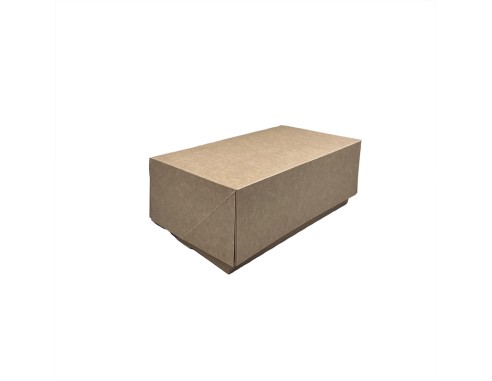 Cake box P4/240x140x80mm white/brown...