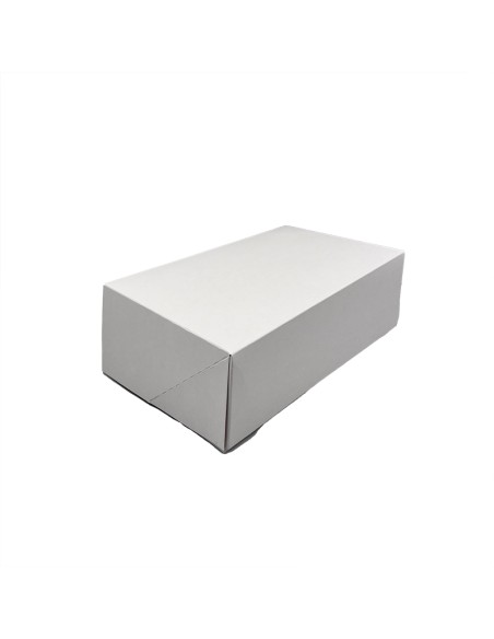 Pyraginė dėžutė P4/240x140x80mm balta/ruda pakuotėje po/už 10vnt
