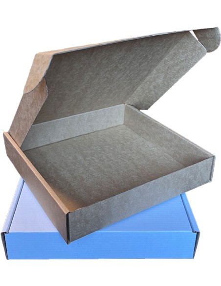 Shipment box 205x200x40mm, per pack of/per 10pcs.