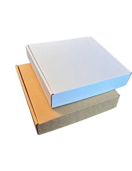 Shipment box 205x200x40mm, per pack of/per 10pcs.